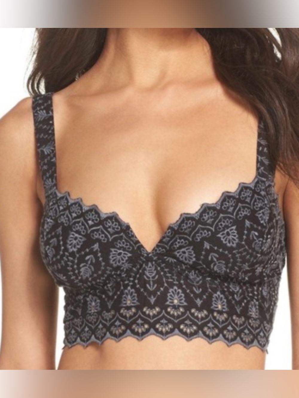 Free People Embroidery Top
